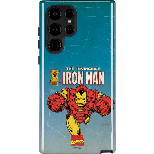 Marvel Classic Comics The Invincible Iron Man Galaxy S25 Ultra Impact Case